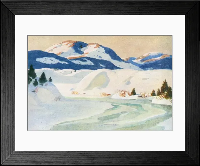 Framed Print : Canada Scenery / Winter Framed Print : Canada Scenery / Winter