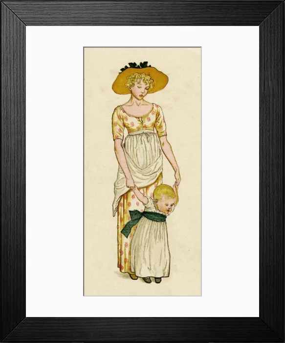 Framed Print : Young mother and her child Framed Print : Young mother and her child