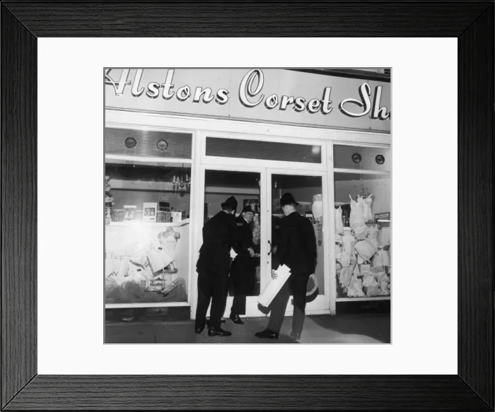 Framed Print : Policemen & Corsets Framed Print : Policemen & Corsets