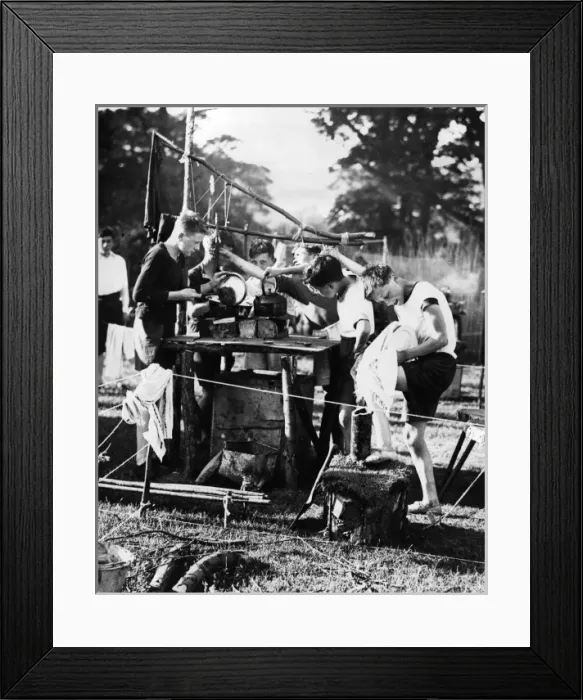 Framed Print : Scouts in Norfolk Framed Print : Scouts in Norfolk