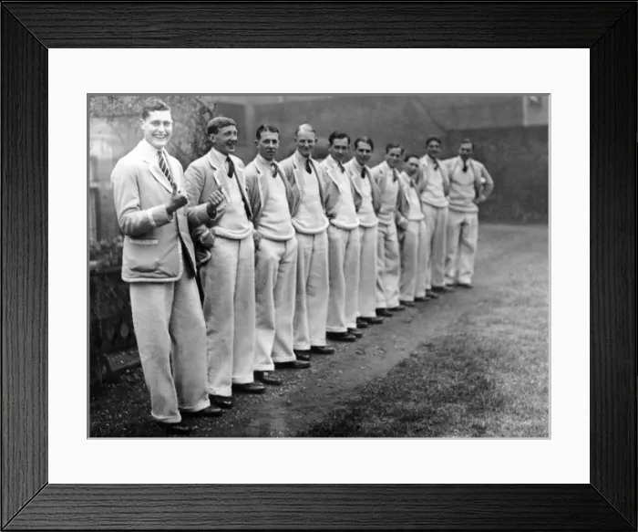 Framed Print : Cambridge Boat Crew 1930 Framed Print : Cambridge Boat Crew 1930