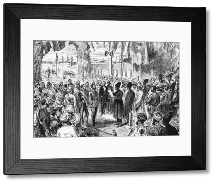 Framed Print : Edward VII / India Framed Print : Edward VII / India