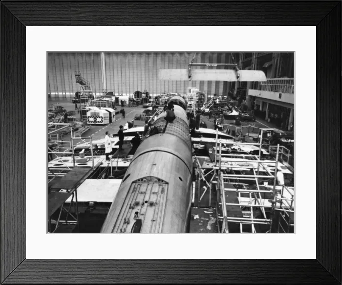 Framed Print : Concorde Construction Framed Print : Concorde Construction