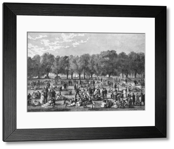 Framed Print : Copenhagen Park Sunday Framed Print : Copenhagen Park Sunday