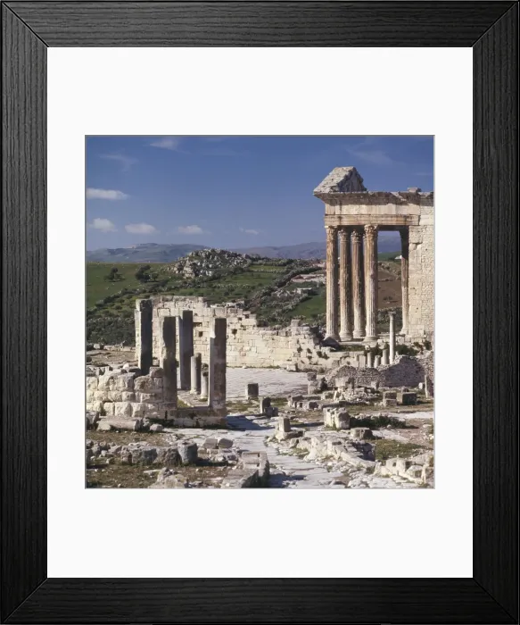 Framed Print : Tunisia / Dougga Framed Print : Tunisia / Dougga