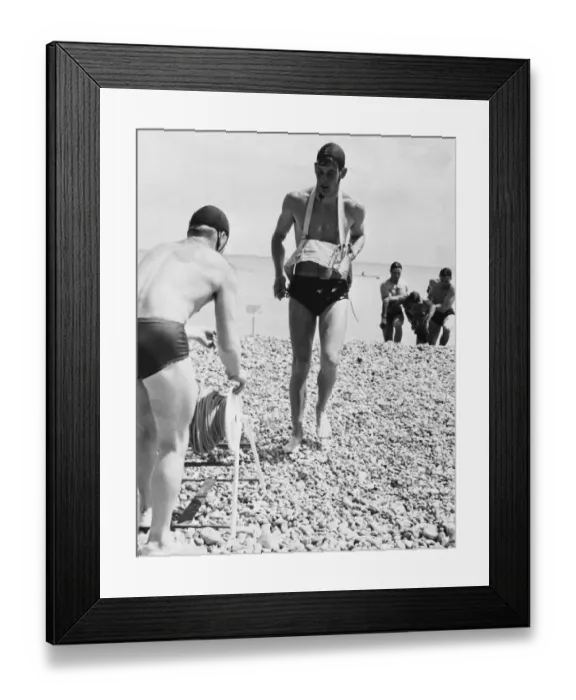 Framed Print : Eastbourne Lifeguards Framed Print : Eastbourne Lifeguards