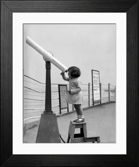 Framed Print : Seaside Telescope Framed Print : Seaside Telescope