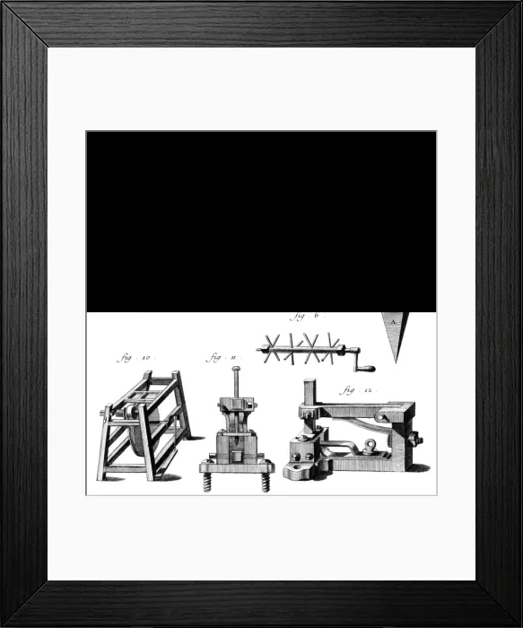 Framed Print : Needlemaker Tools 18Th Framed Print : Needlemaker Tools 18Th