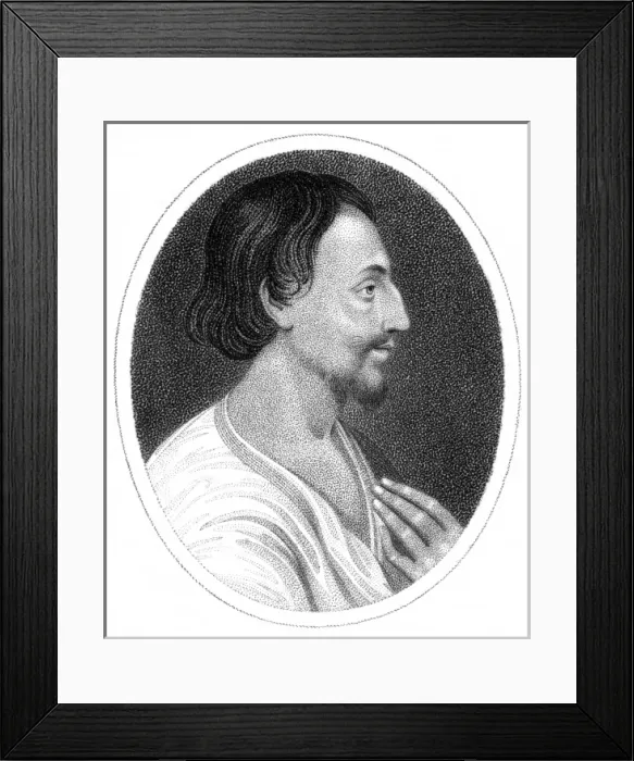 Framed Print : John Hoskins, Artist Framed Print : John Hoskins, Artist