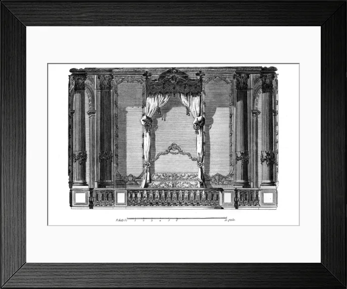 Framed Print : Palais Royal Bedroom Framed Print : Palais Royal Bedroom