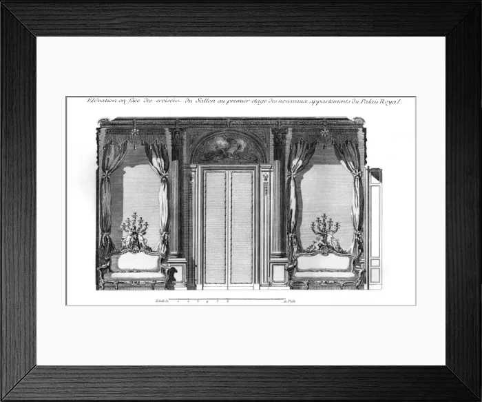 Framed Print : Palais Royal Interiors Framed Print : Palais Royal Interiors