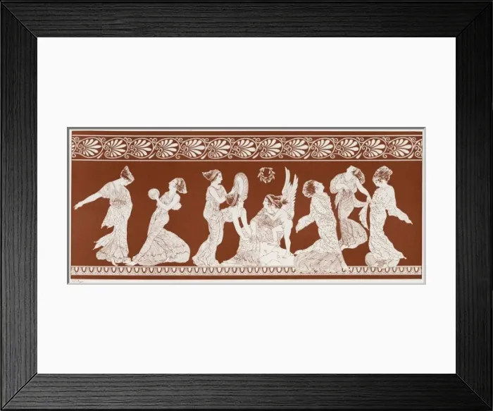 Framed Print : Greek Costume / Louvre Framed Print : Greek Costume / Louvre