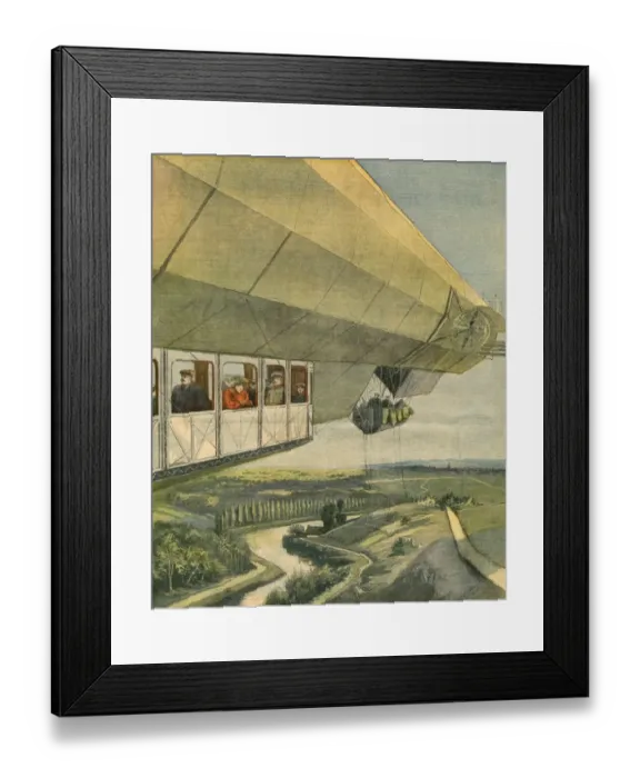 Framed Print : Zeppelin Lz-7 Framed Print : Zeppelin Lz-7