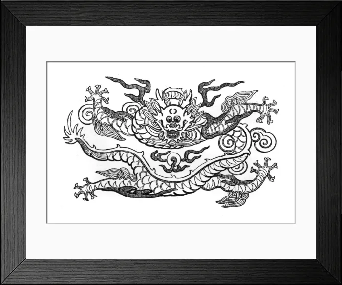 Framed Print : Chinese Dragon Framed Print : Chinese Dragon