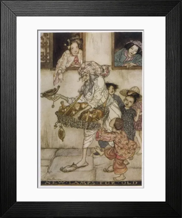 Framed Print : Aladdin New Lamps 1933 Framed Print : Aladdin New Lamps 1933
