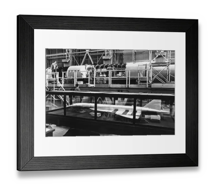 Framed Print : Model of Concorde Framed Print : Model of Concorde