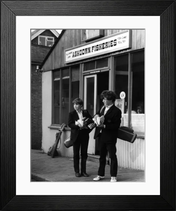 Framed Print : FISH & CHIPS 1967 Framed Print : FISH & CHIPS 1967