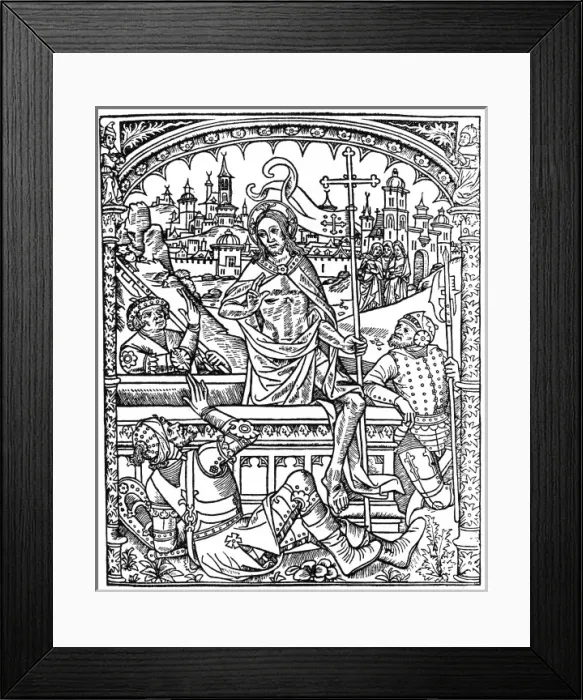 Framed Print : Jesus Rises from Tomb Framed Print : Jesus Rises from Tomb