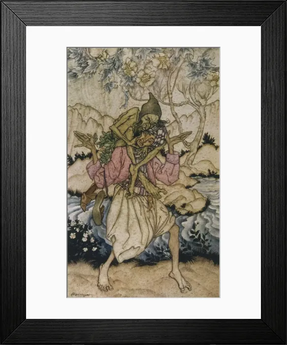 Framed Print : Sinbad / Old Man of Sea Framed Print : Sinbad / Old Man of Sea