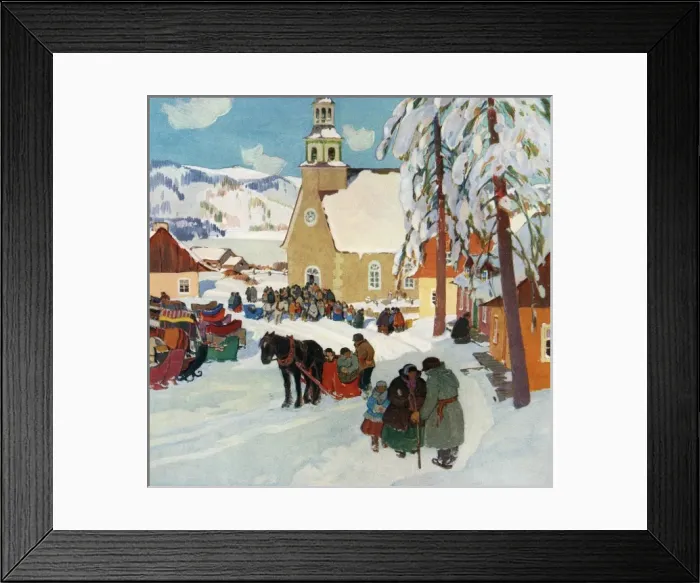 Framed Print : Xmas in Canada