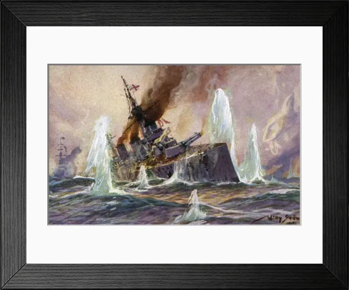 Framed Print : Battle of Dogger Bank Framed Print : Battle of Dogger Bank