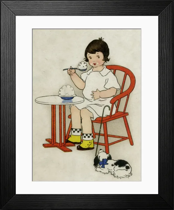 Framed Print : Watching Mistress Eat Framed Print : Watching Mistress Eat
