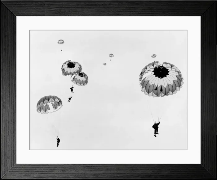 Framed Print : Parachutes 1960S Framed Print : Parachutes 1960S