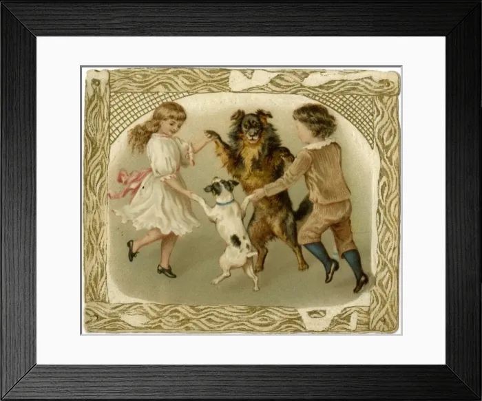 Framed Print : Dancing with Dogs Framed Print : Dancing with Dogs