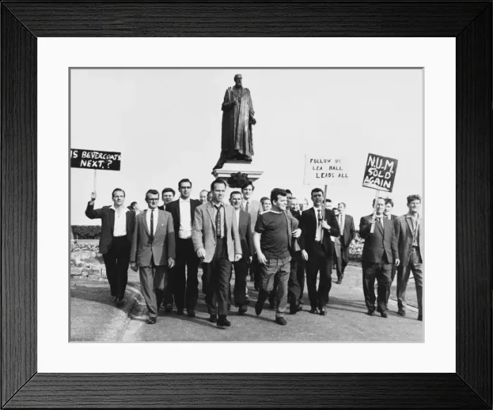 Framed Print : Eastbourne Miners Demo Framed Print : Eastbourne Miners Demo