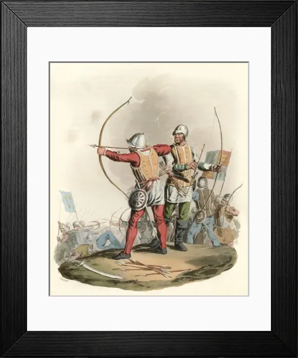 Framed Print : English Archers Framed Print : English Archers