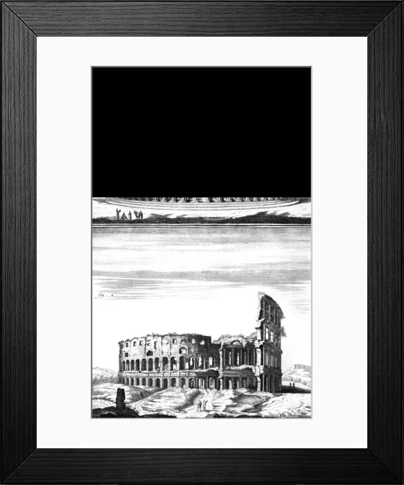 Framed Print : Colosseum  /  Rome 1St  /  18Th