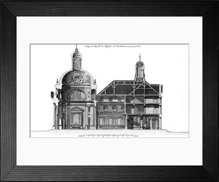 Framed Print : Panthemont Abbey / 18Th Framed Print : Panthemont Abbey / 18Th
