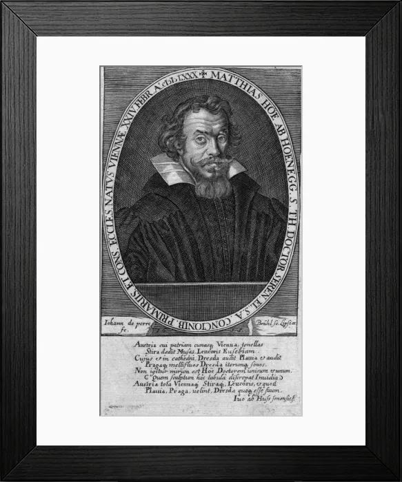 Framed Print : Matthias Hoe Van Hoenegg Framed Print : Matthias Hoe Van Hoenegg