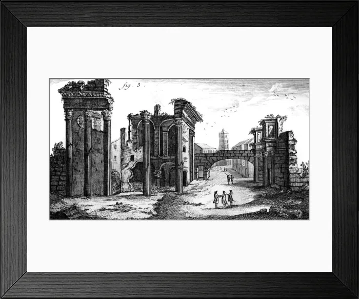 Framed Print : Roman Forum 18th Century Framed Print : Roman Forum 18th Century