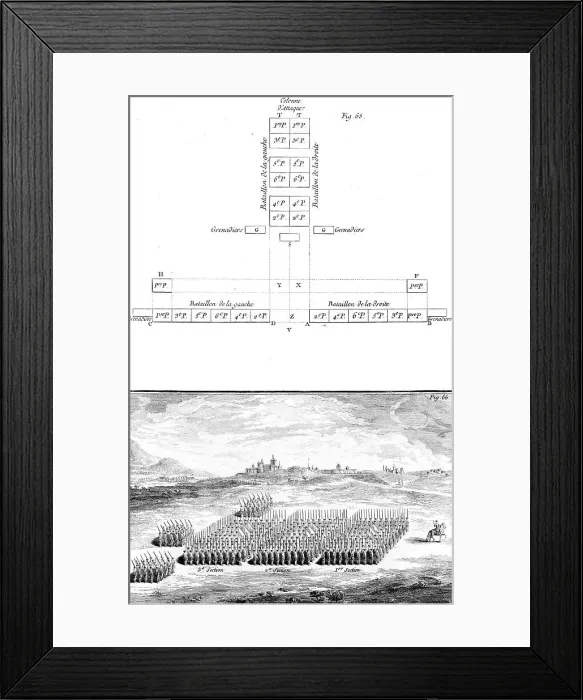 Framed Print : Infantry Regiment 18th C Framed Print : Infantry Regiment 18th C