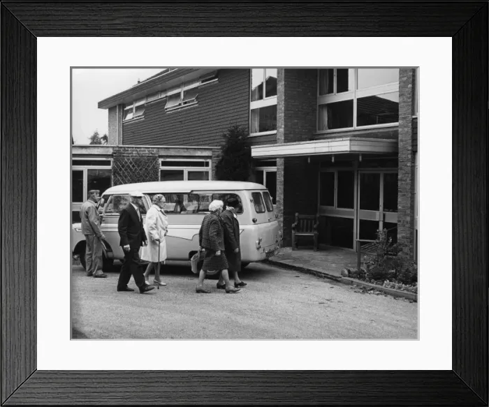 Framed Print : OLD PEOPLEs HOME 1970S Framed Print : OLD PEOPLEs HOME 1970S