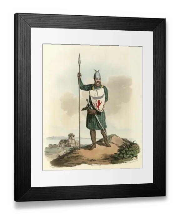 Framed Print : Scots Knight 14th Cent Framed Print : Scots Knight 14th Cent