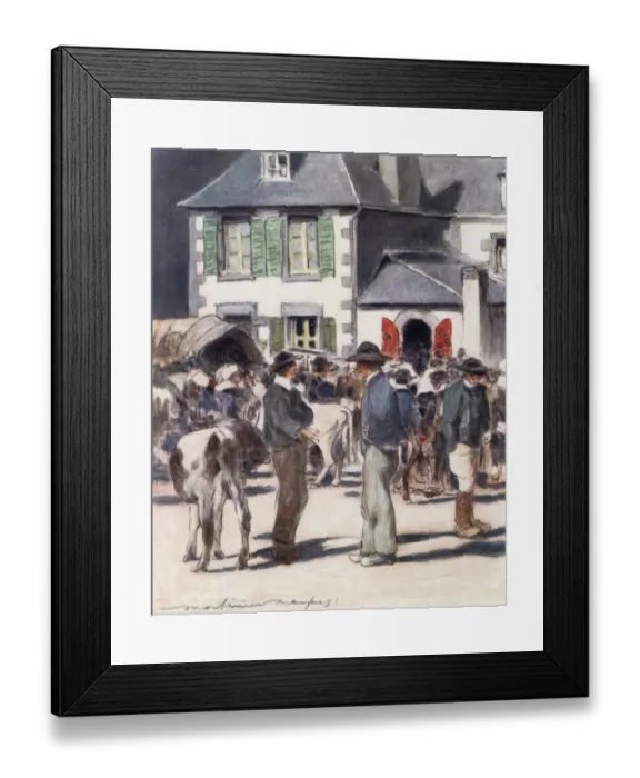 Framed Print : French Agricultural Fair Framed Print : French Agricultural Fair