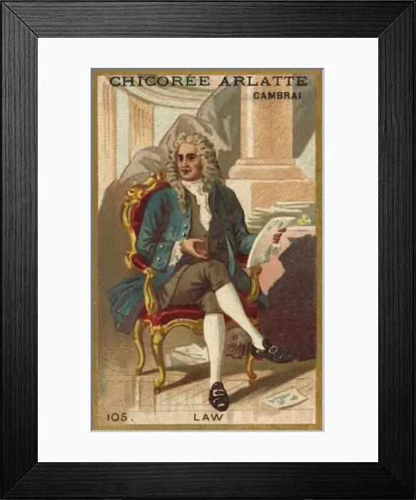 Framed Print : John Law (Card) Framed Print : John Law (Card)