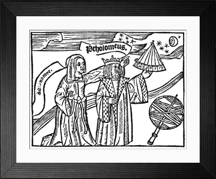Framed Print : Ptolemy at Work Framed Print : Ptolemy at Work