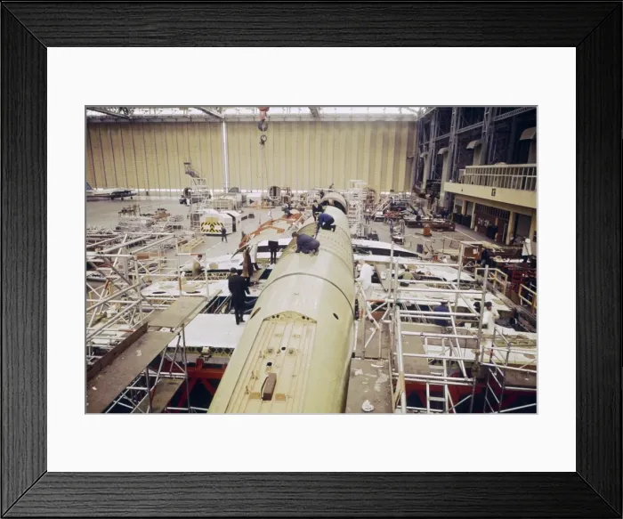 Framed Print : Concorde Construction Framed Print : Concorde Construction