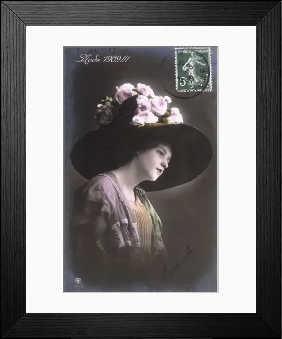 Framed Print : The Hat of 1909 Framed Print : The Hat of 1909