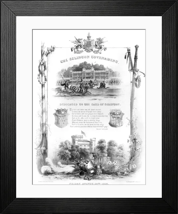 Framed Print : Eglinton Tournament 1 Framed Print : Eglinton Tournament 1
