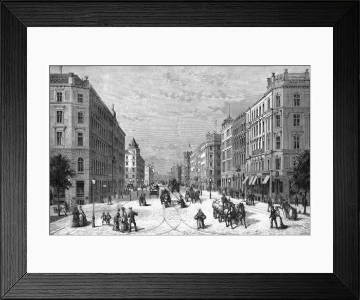 Framed Print : Copenhagen Street Scene Framed Print : Copenhagen Street Scene