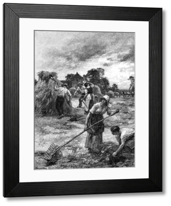 Framed Print : Harvesting (Lhermitte) Framed Print : Harvesting (Lhermitte)