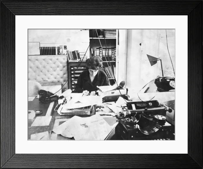 Framed Print : Female Office Worker Framed Print : Female Office Worker