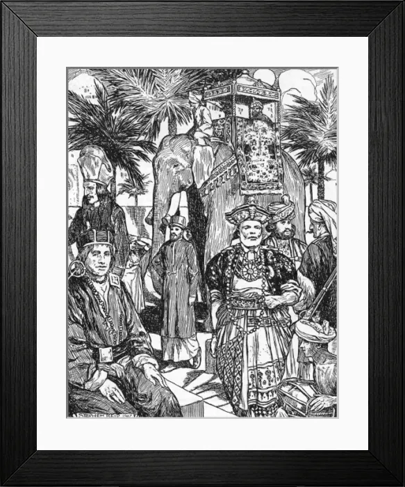 Framed Print : Racial  /  Asia 1907
