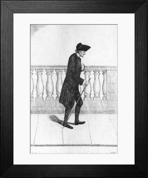 Framed Print : JOHN HUME citizen of Edinburgh, brother of David Hume the philosopher. Date: circa 1784 Framed Print : JOHN HUME citizen of Edinburgh, brother of David Hume the philosopher. Date: circa 1784