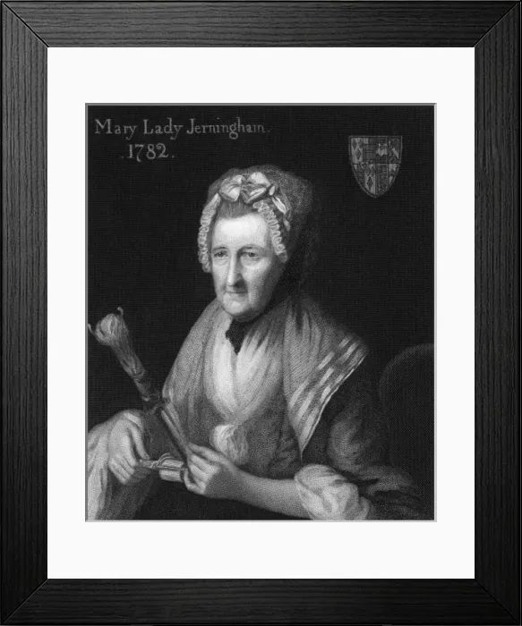 Framed Print : Mary Lady Jerningham Framed Print : Mary Lady Jerningham