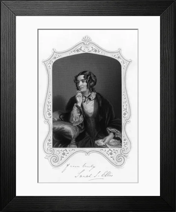 Framed Print : Sarah Stickney Ellis - 1